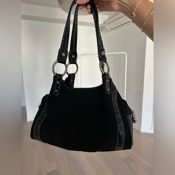 Black and silver detailing medium bag - Picture 3 of 7